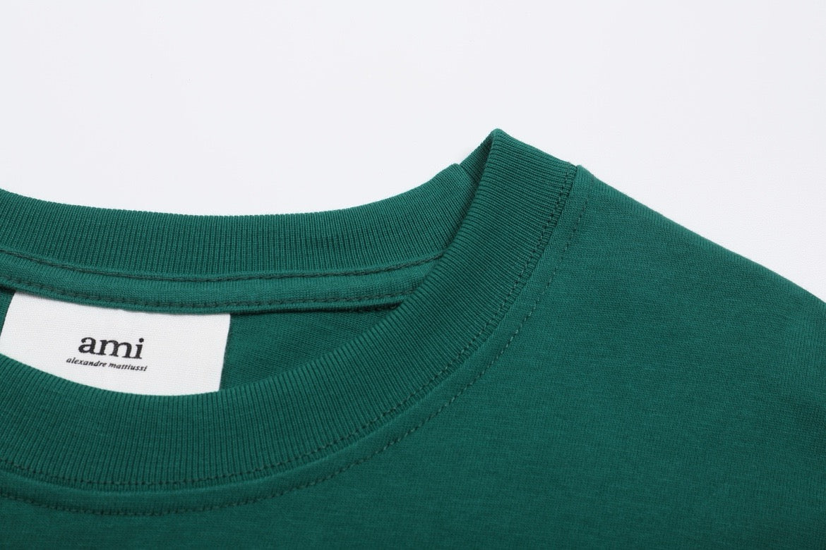 T-shirt vert à logo ami de cœur