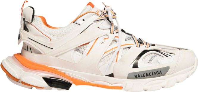 Blncg track blanche orange facture