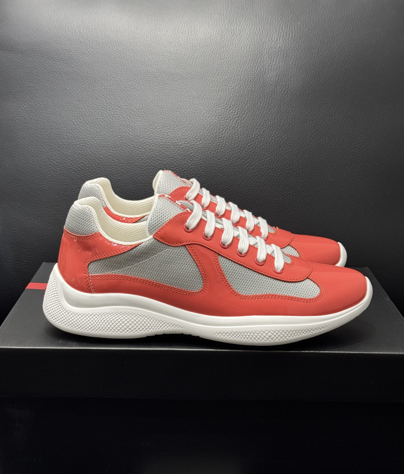 Sneakers Prd America ´ s Cup Corail tissu bike lisse 10/10 V3S