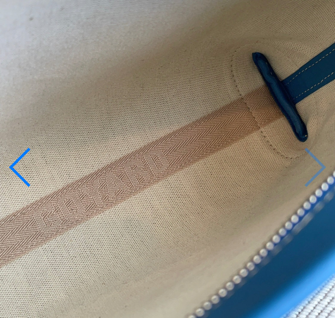 Pochette conti blue facture