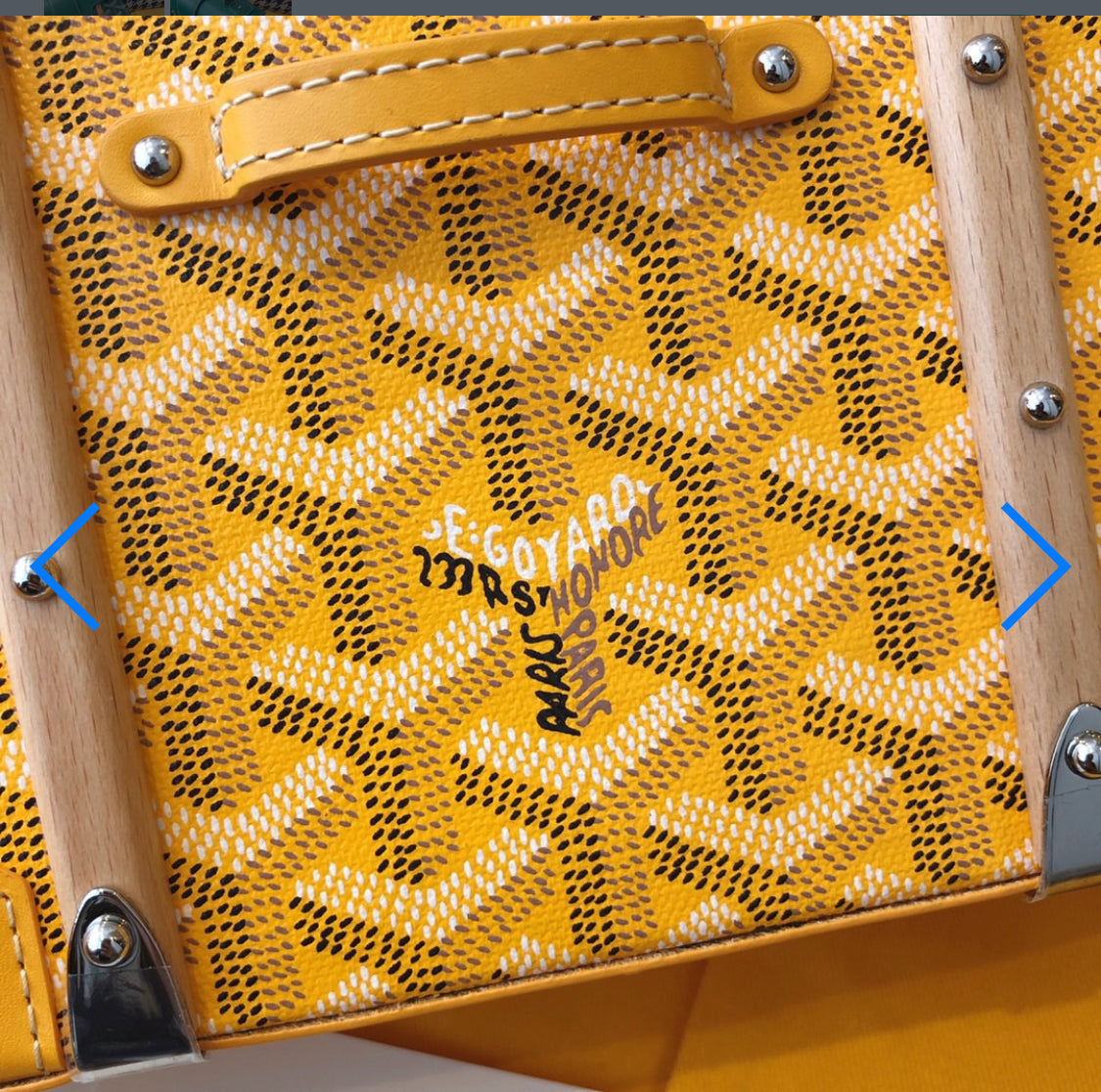 Sac Saigon mini yellow facture