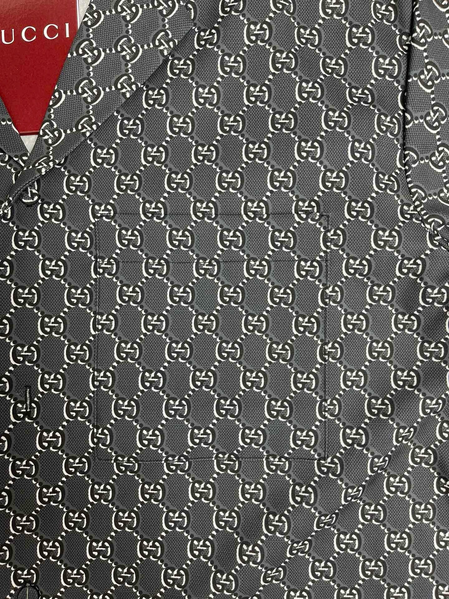 ENSEMBLE CHEMISE EN SOIE AVEC GG SHADOW