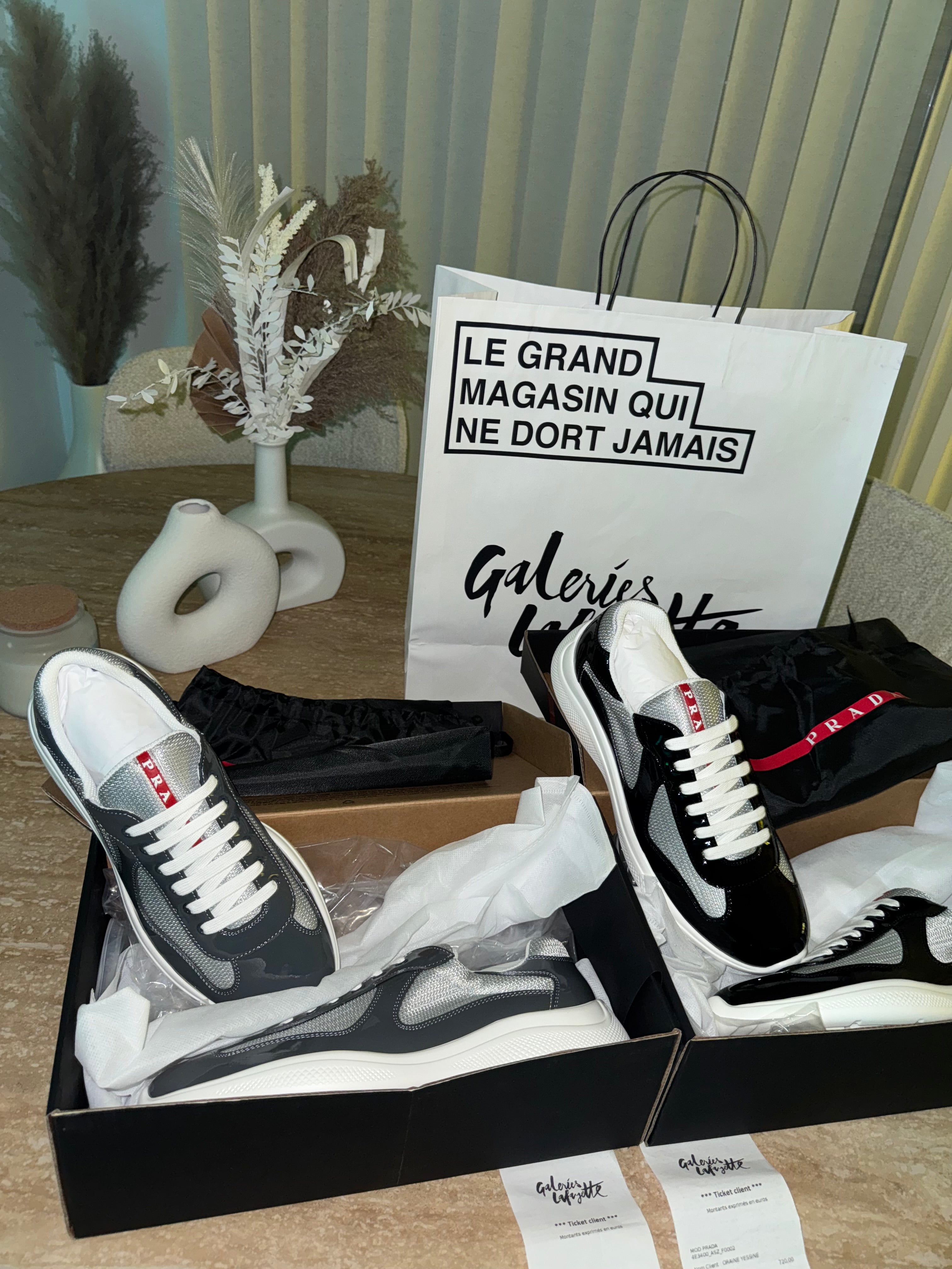 Sneakers Prd America ´ s Cup Grey tissu bike lisse