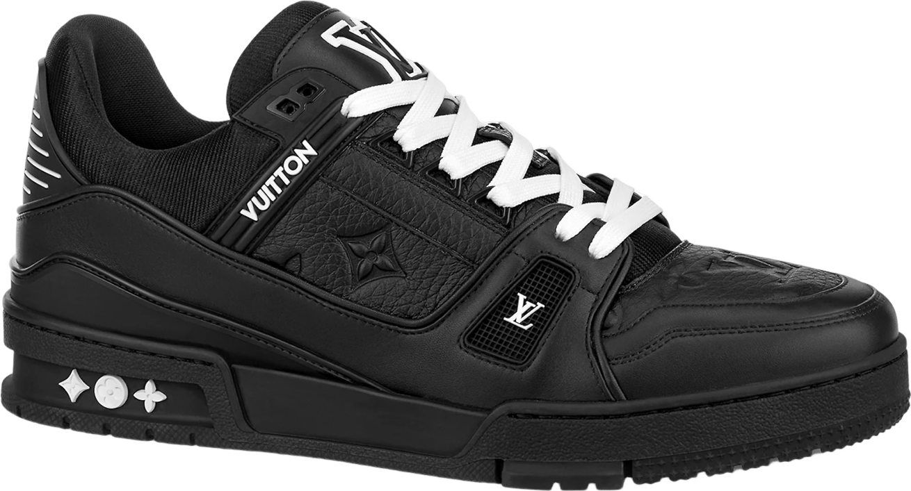 Sneakers Lv trainers noir et blanche 2023 facture