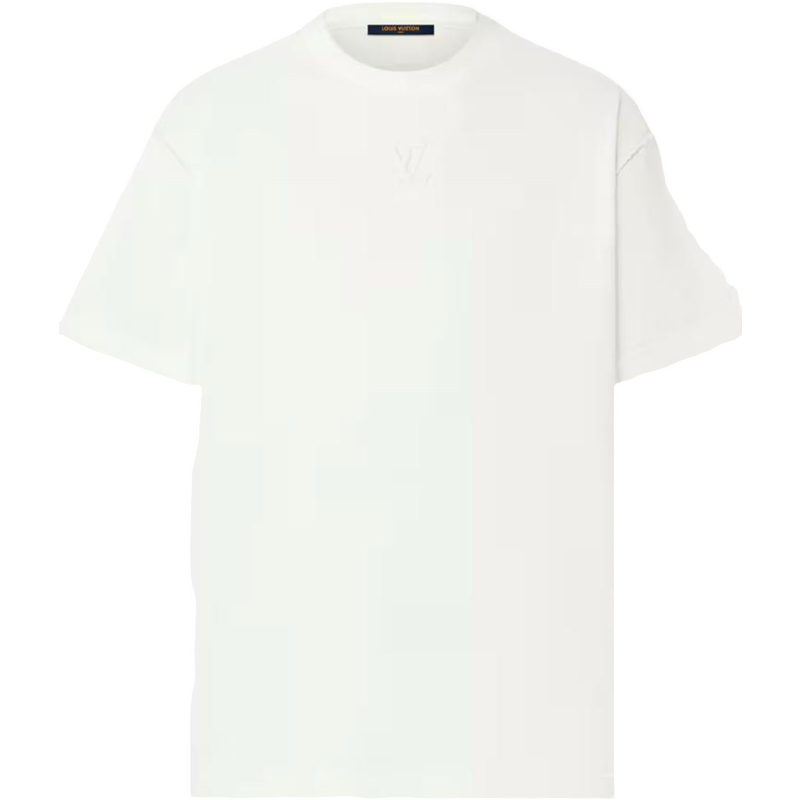 T shirt broderie Lv blanc 10/10