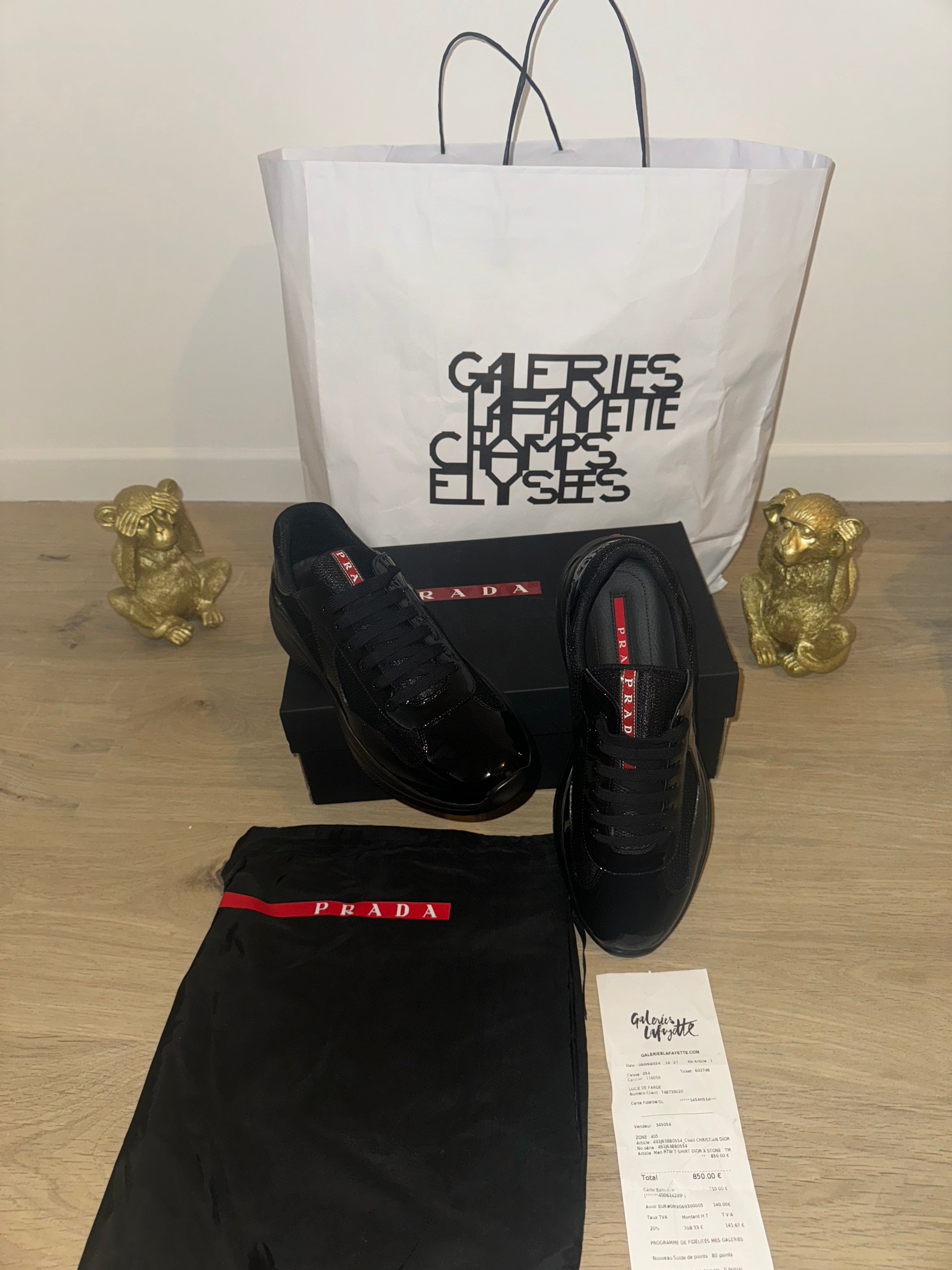 Sneakers Prd America ´ s Cup tissu bike lisse black 9/10