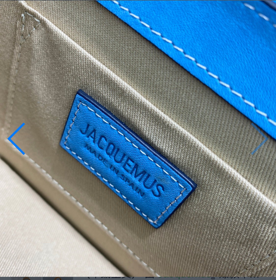 Sac chiquito 10/10 facture