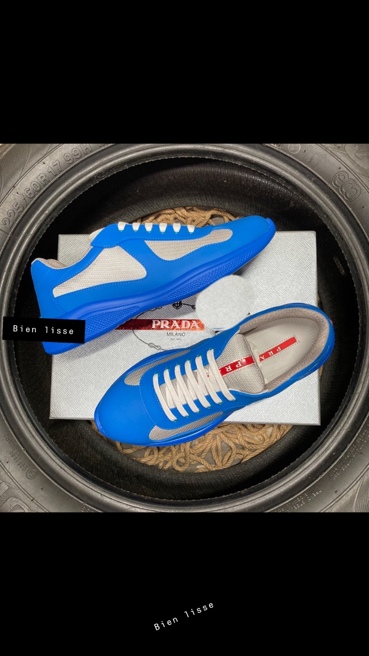 Sneakers Prd America ´ s Cup blue Gomme & tissu bike