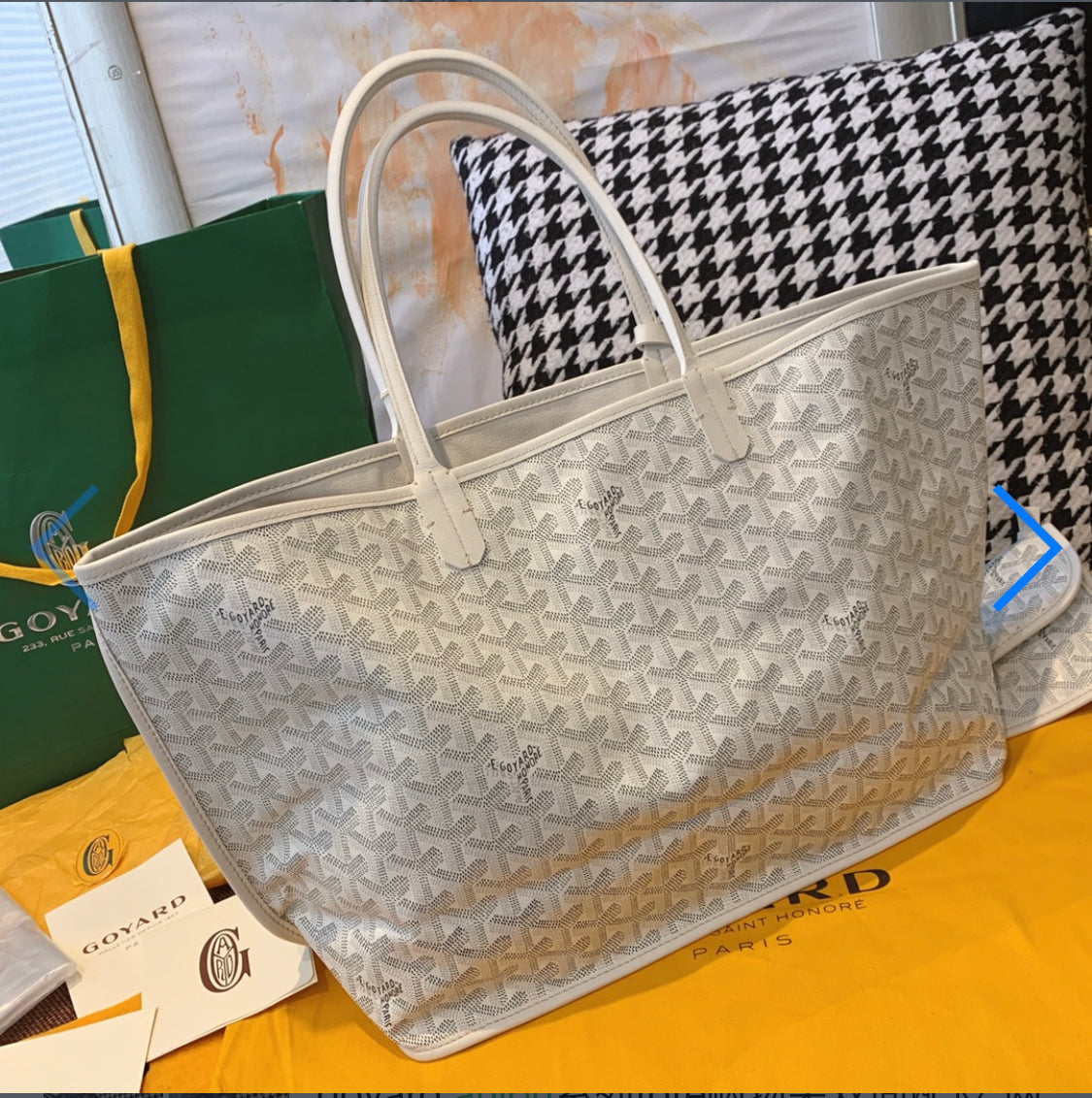 Sac Anjou GM white facture