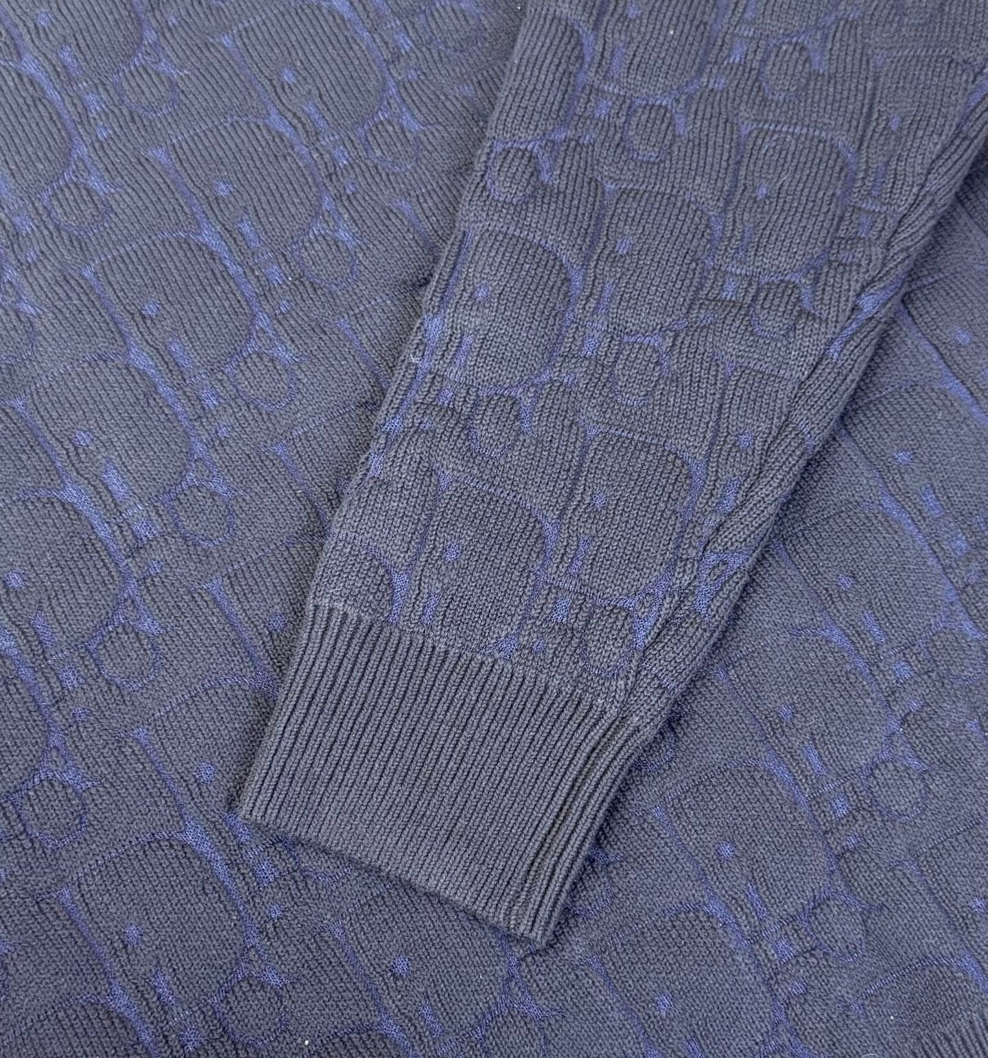 Pull Cd oblique ecru bleu