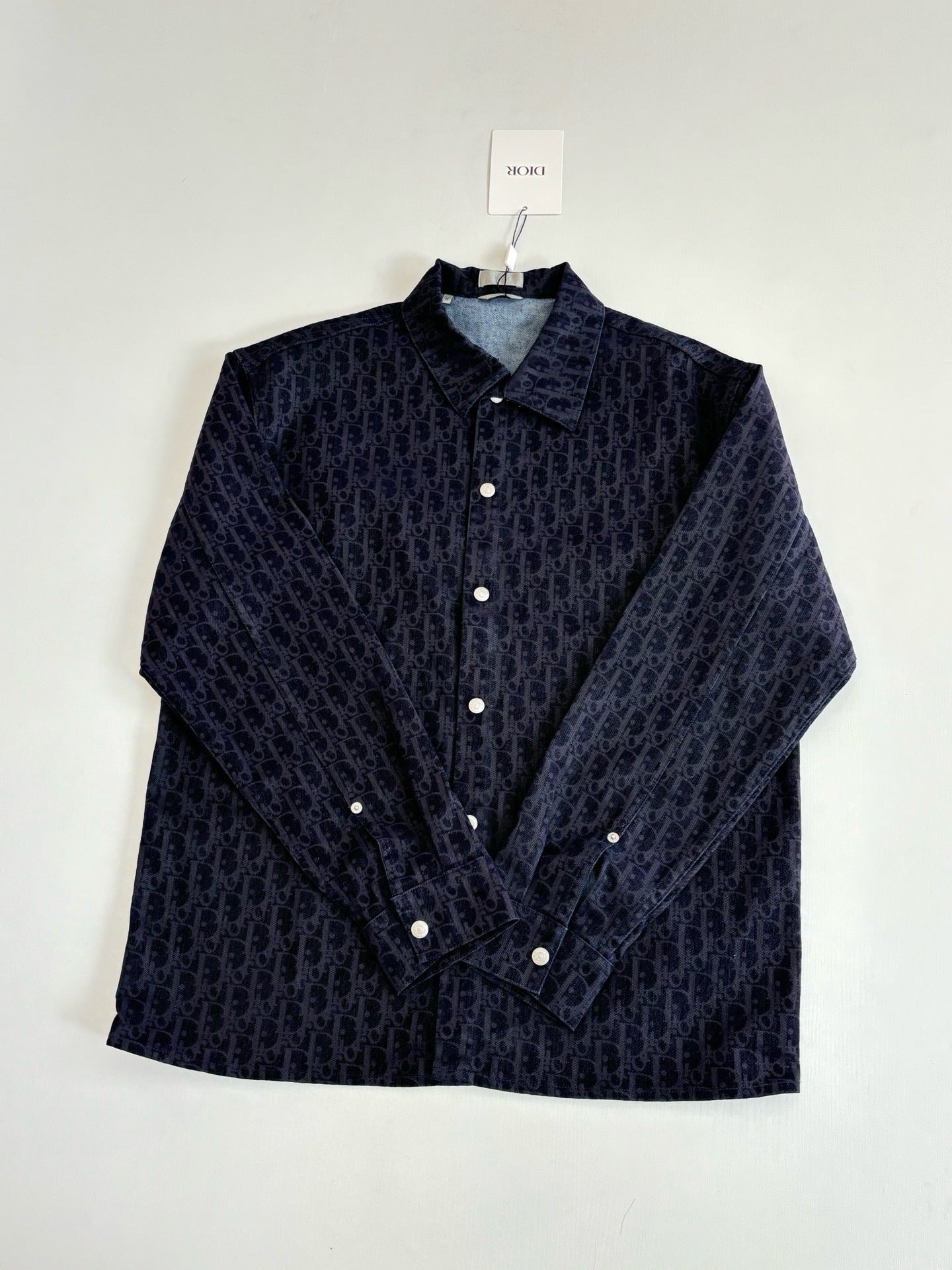 Surchemise Denim CD Oblique noir