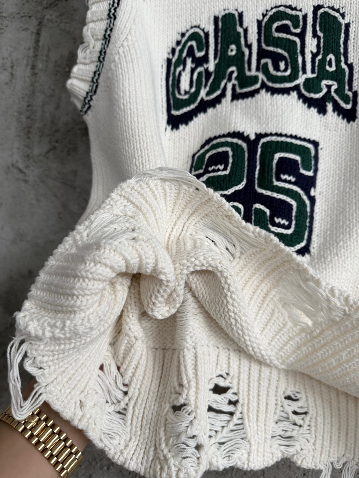 Débardeur en maille Intarsia Casa