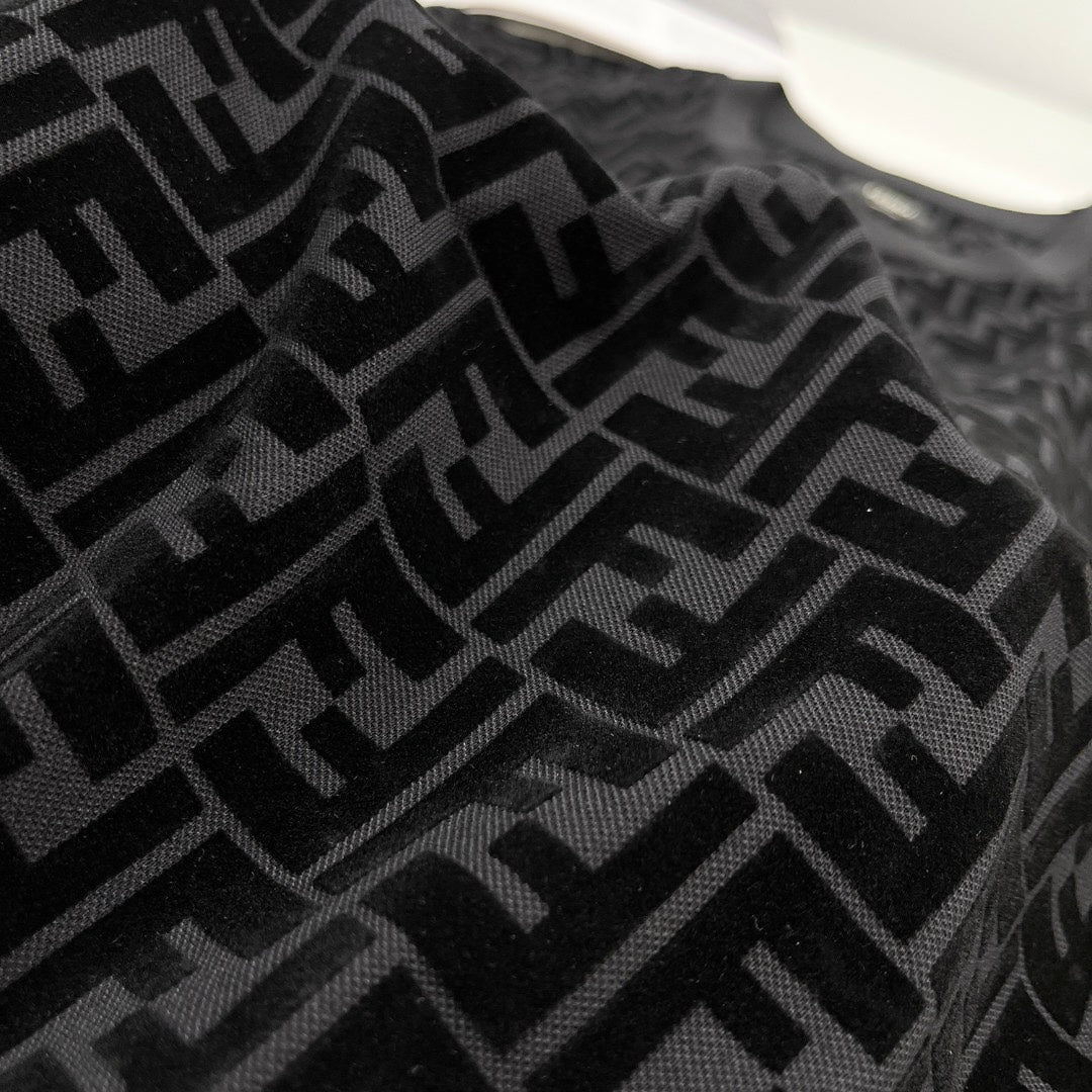 T shirt fnd noir daim