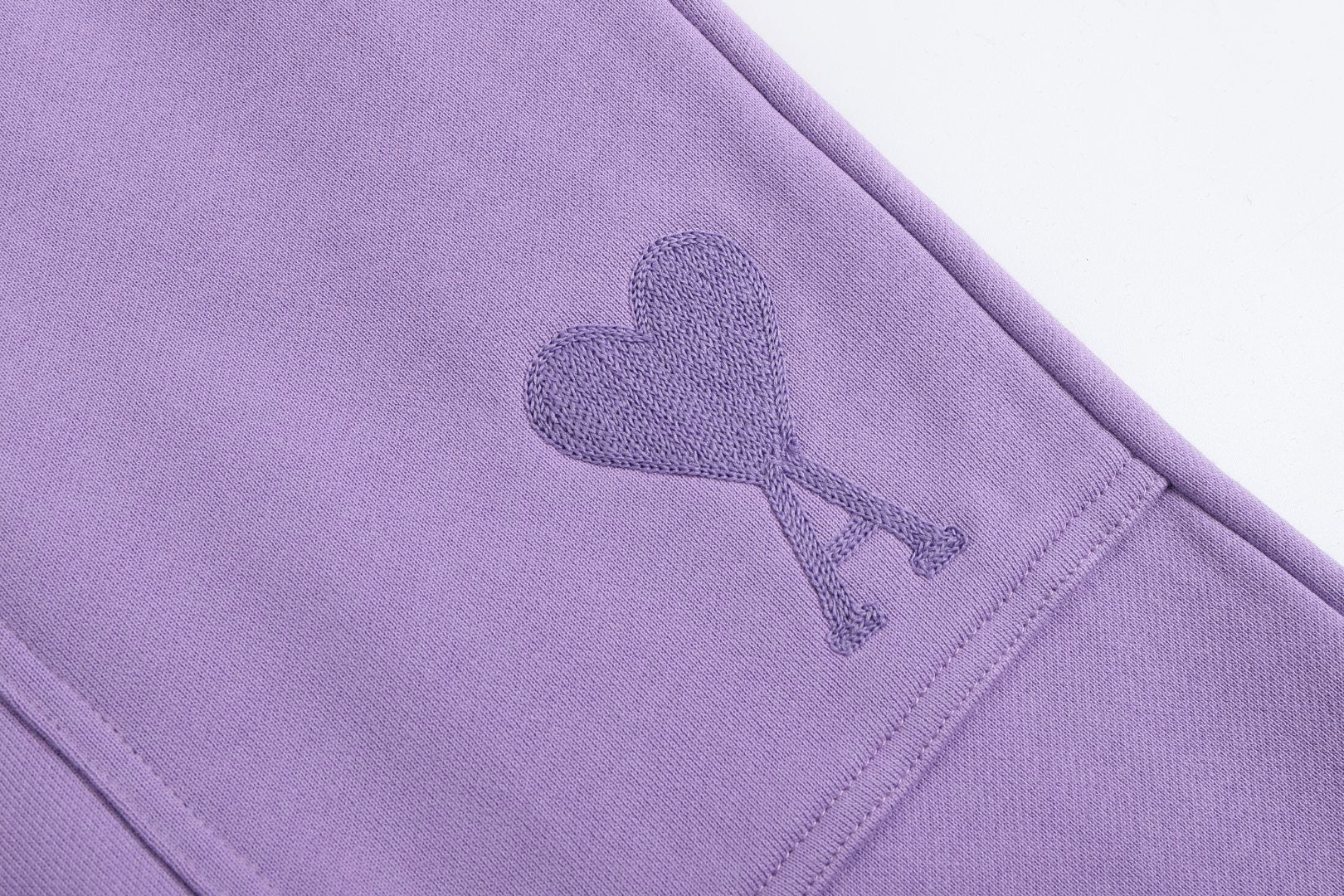 Short gris à petit logo ami de cœur gris