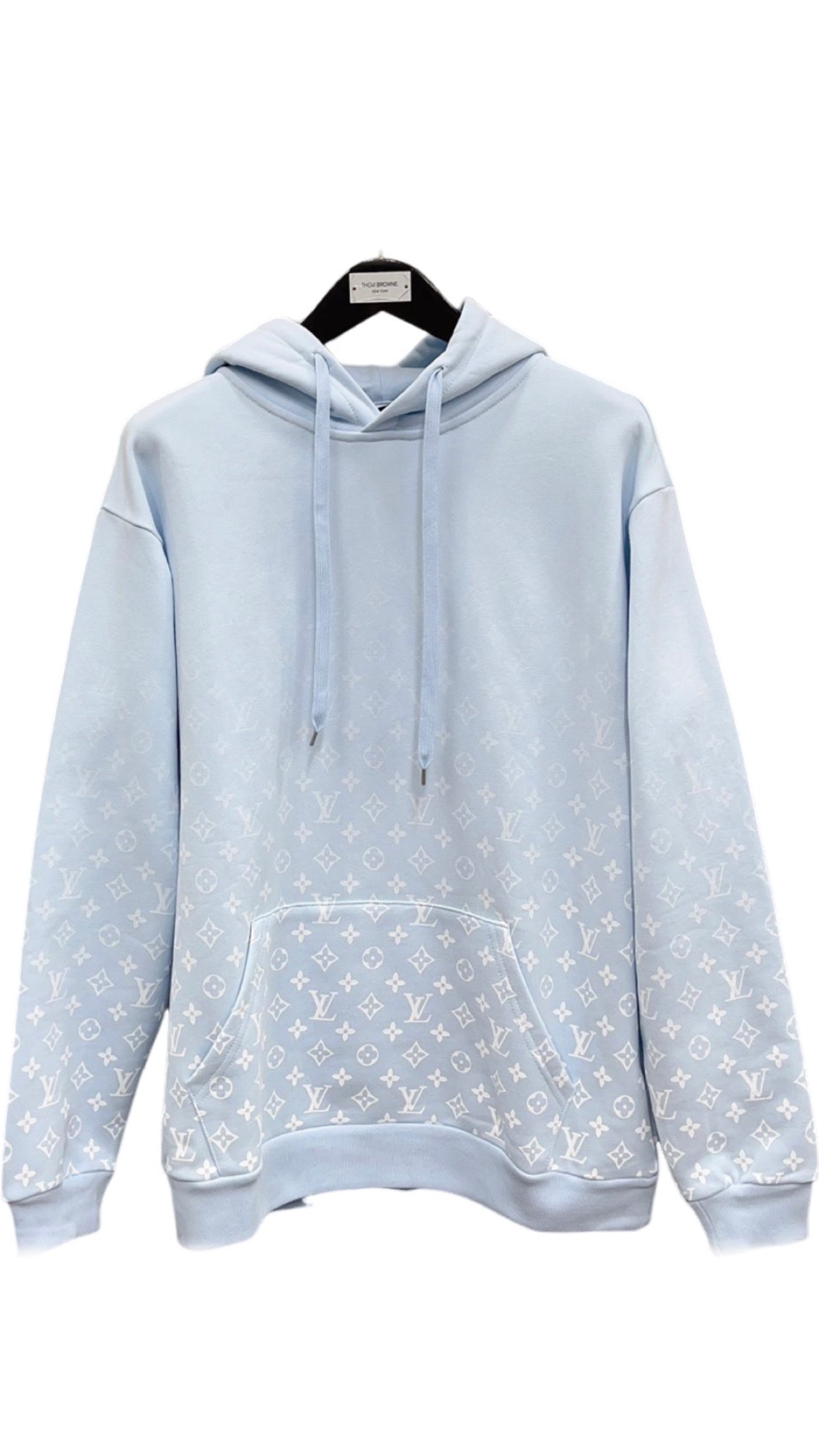 Lv sweatshirt invoice blue sky / white