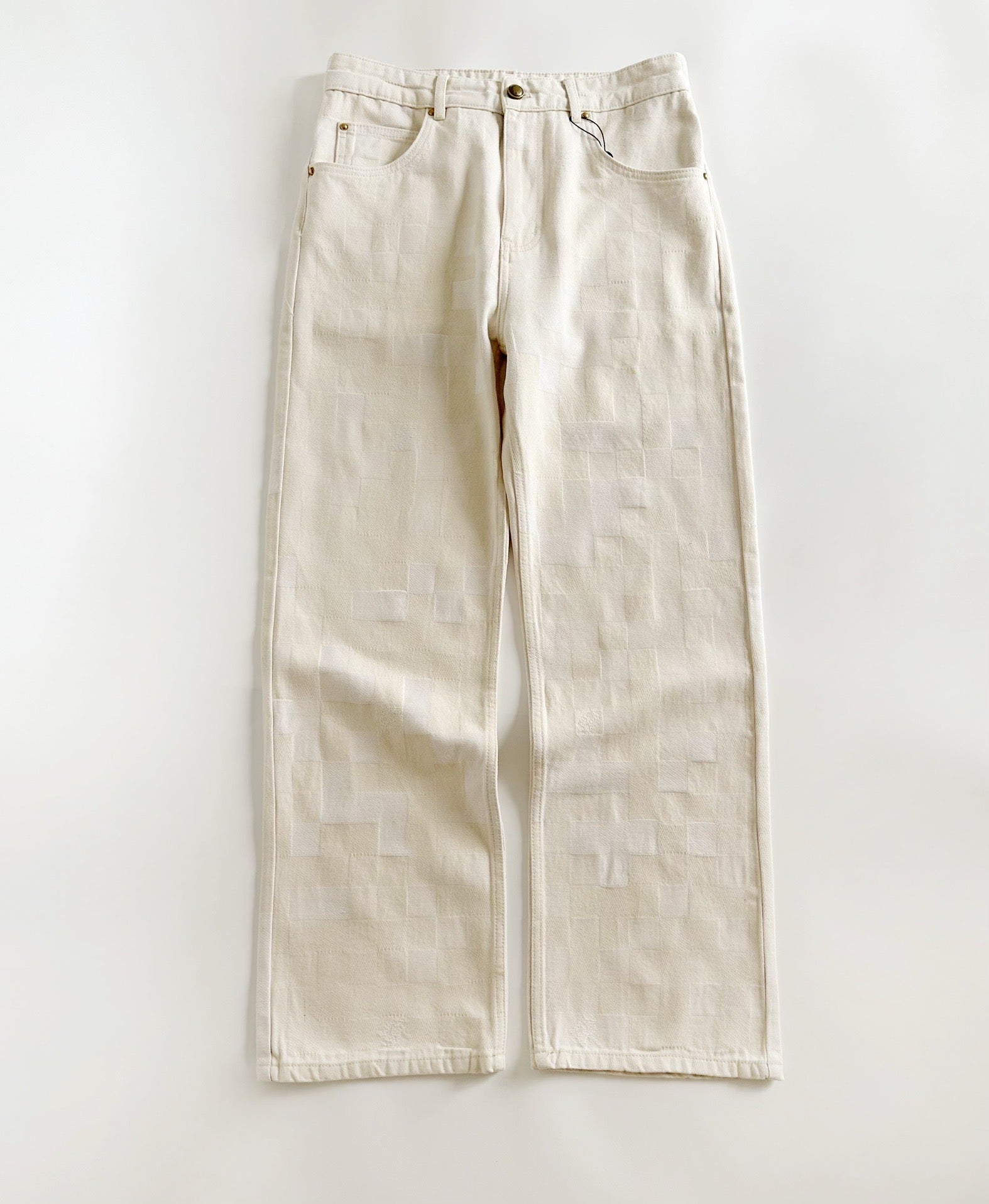 Beige Lv jeans