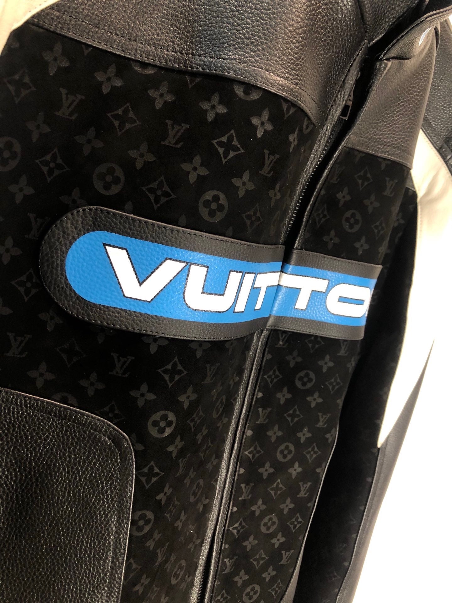 Veste Lv FULL CUIR LEATHER VRAI LEATHER BLACK
