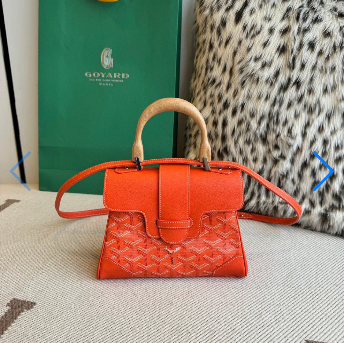 Sac Saigon mini orange facture