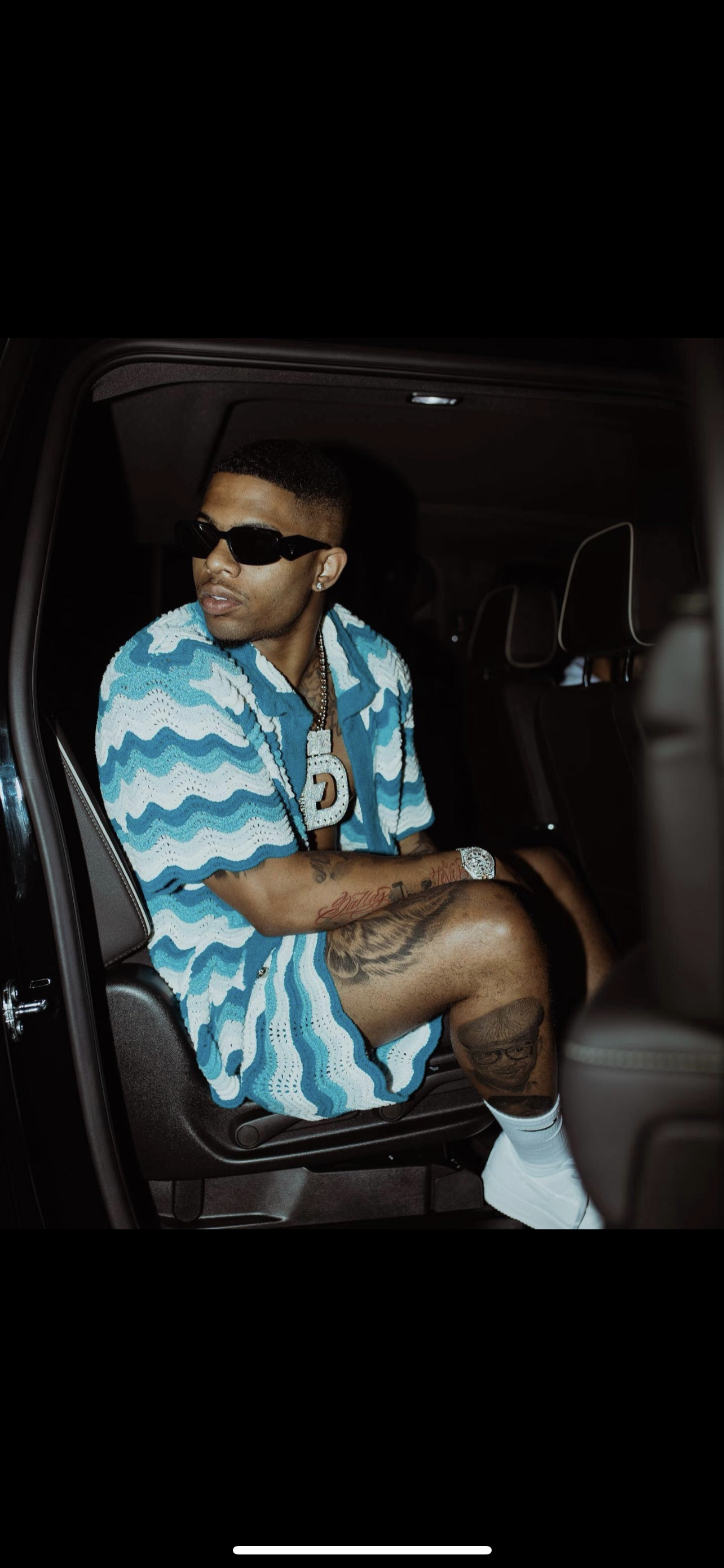 Shorts Casa B Blue tropical 🏝️