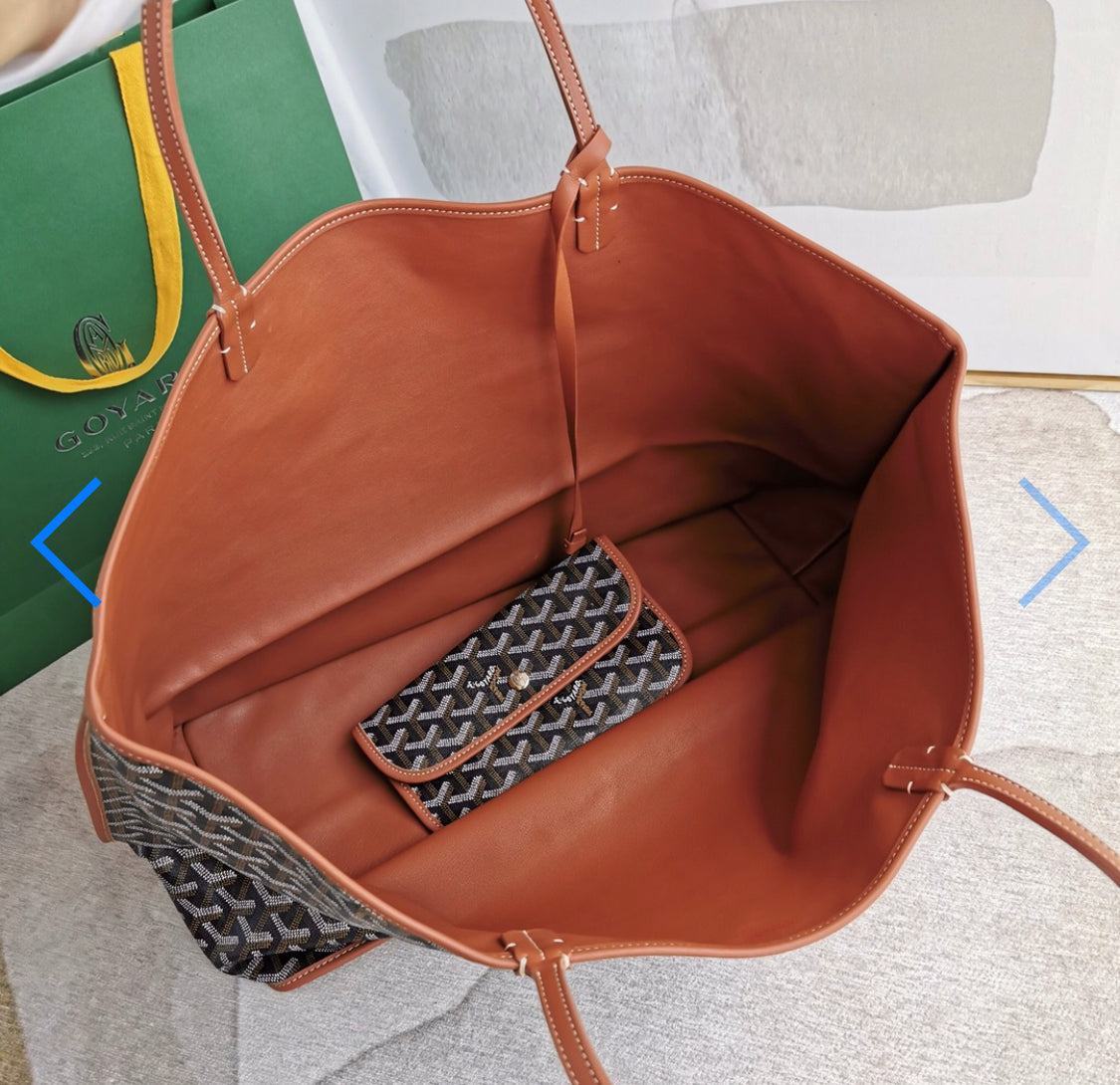 Saint Louis Brown Invoice Bag