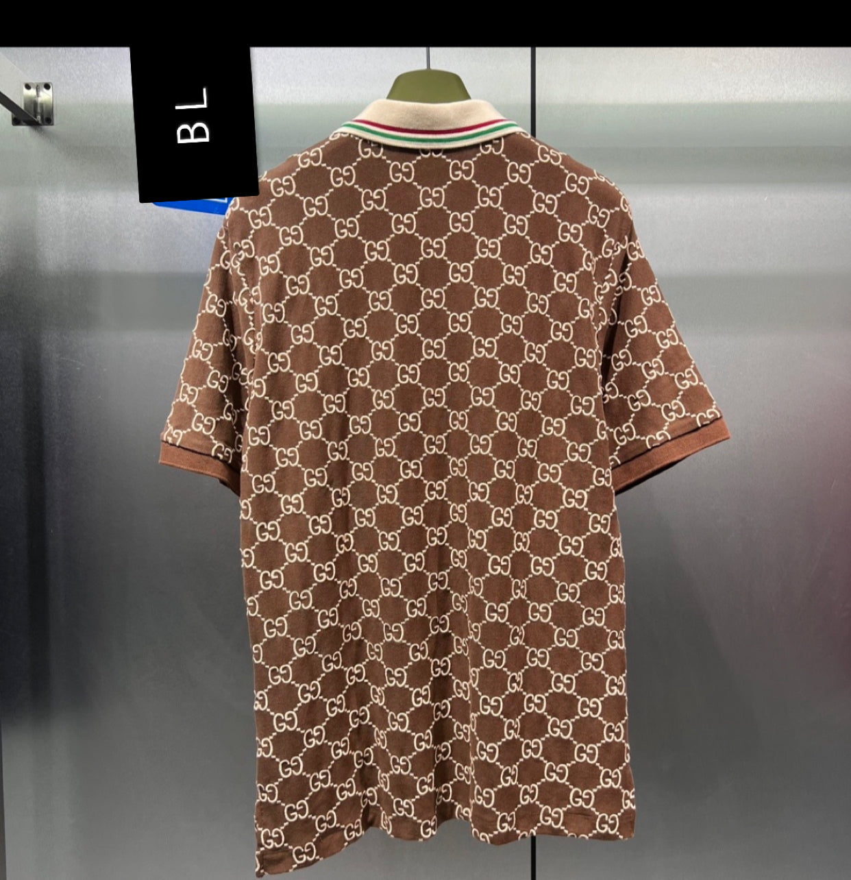 Dark brown Gg polo shirt invoice