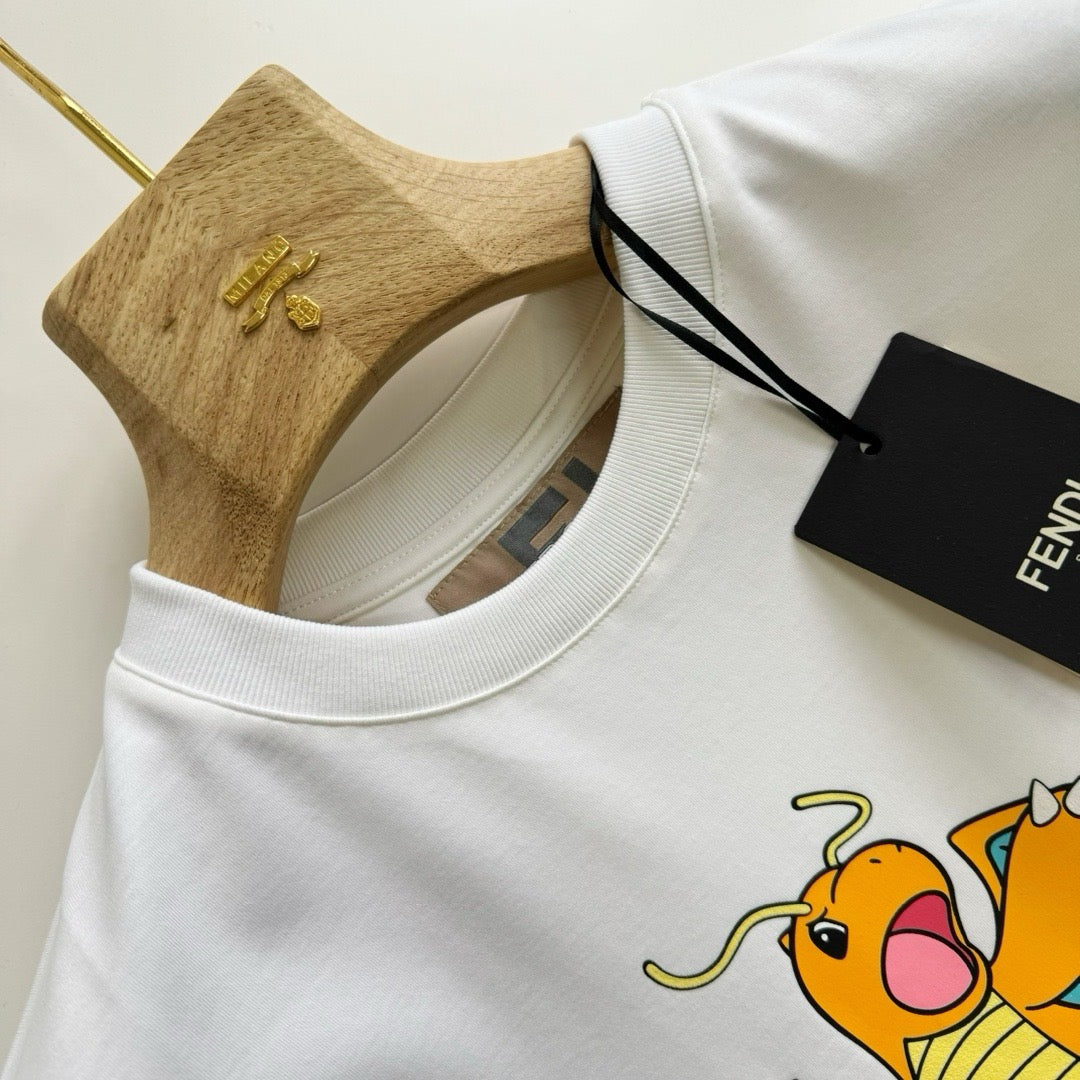 FF übergroßes T-Shirt X BRD DRACOLOSS WEISS