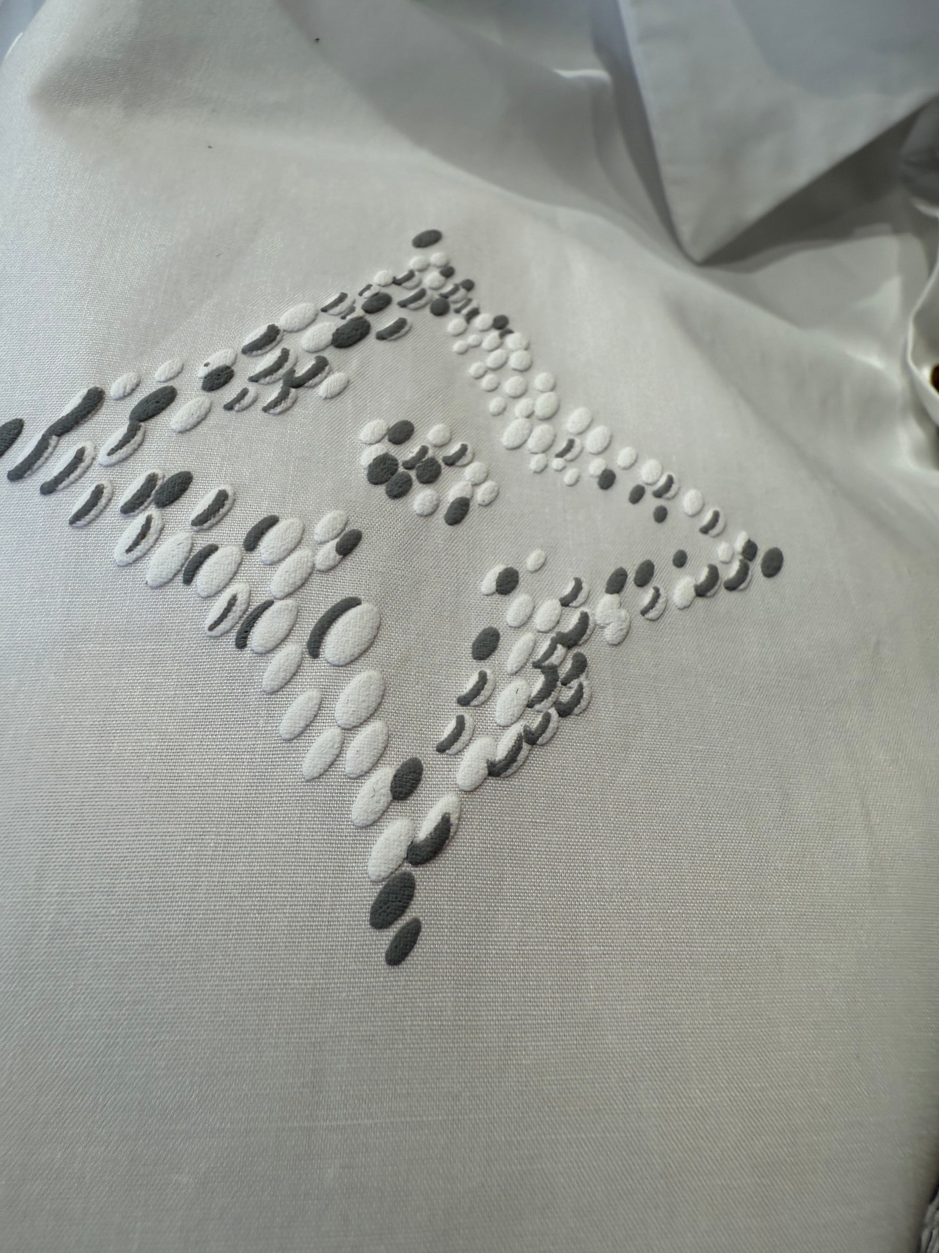 Chemise lv imprime Monogram