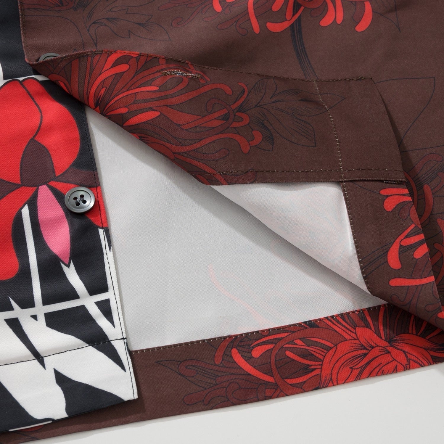 PRD RED FLOWERS shirt