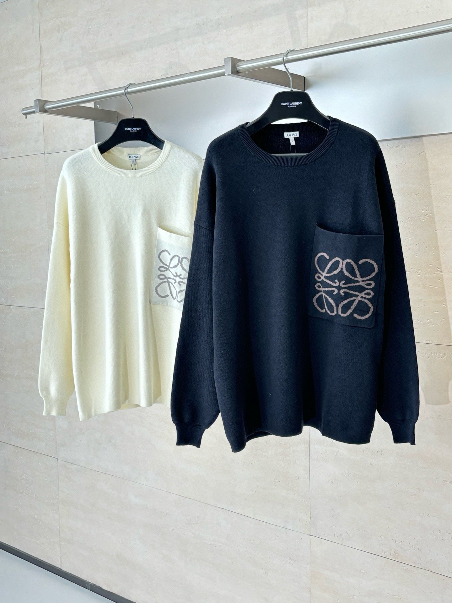 Pull coton poche Anagram Loew 10/10