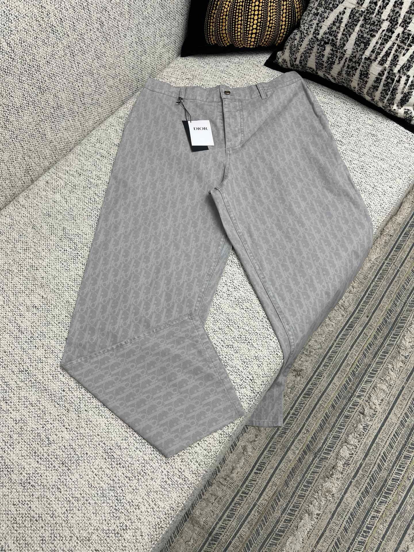 Ensemble CD Oblique Denim de coton gris