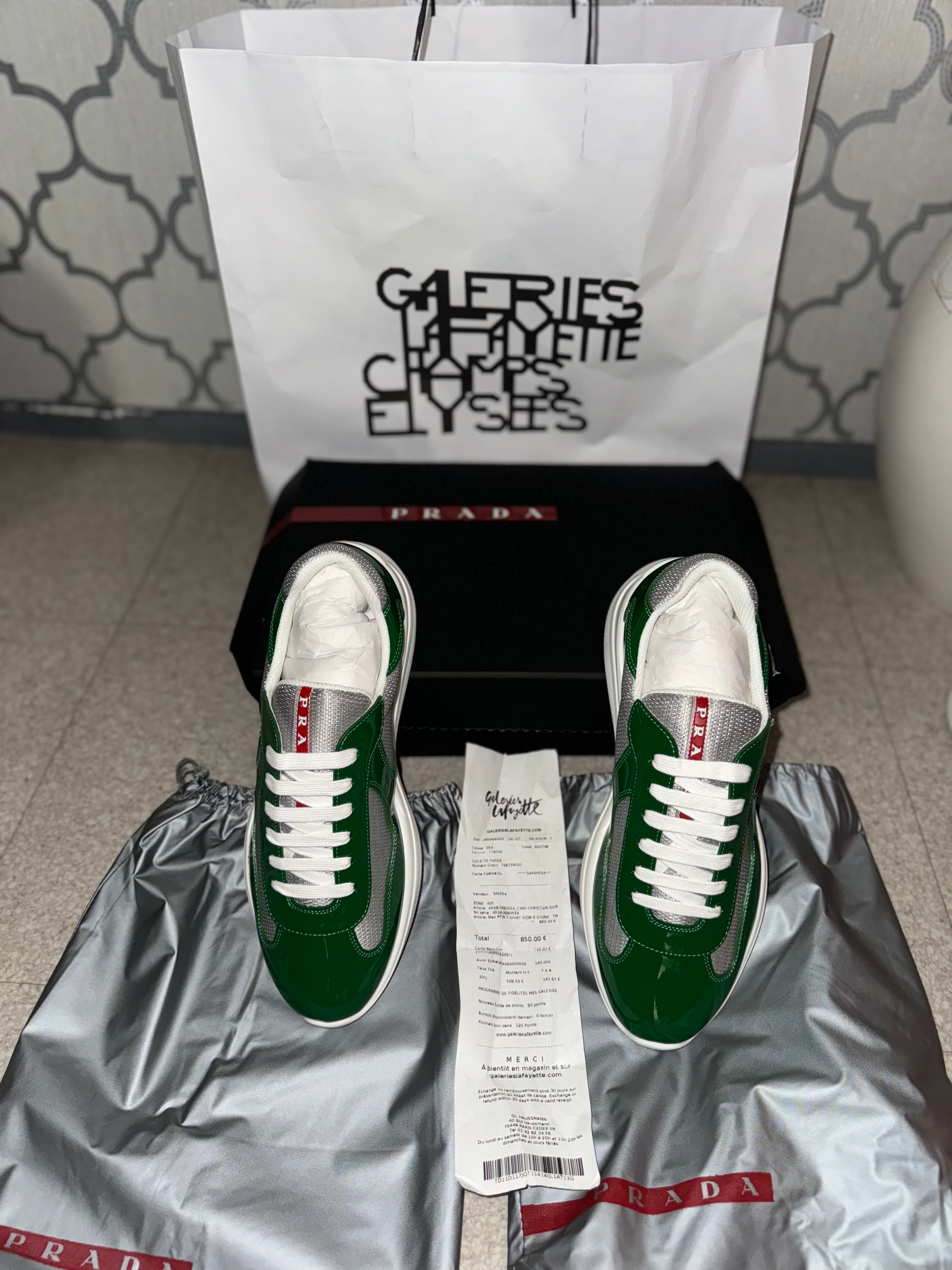 Sneakers Prd America ´ s Cup Gomme & tissu bike green 9/10