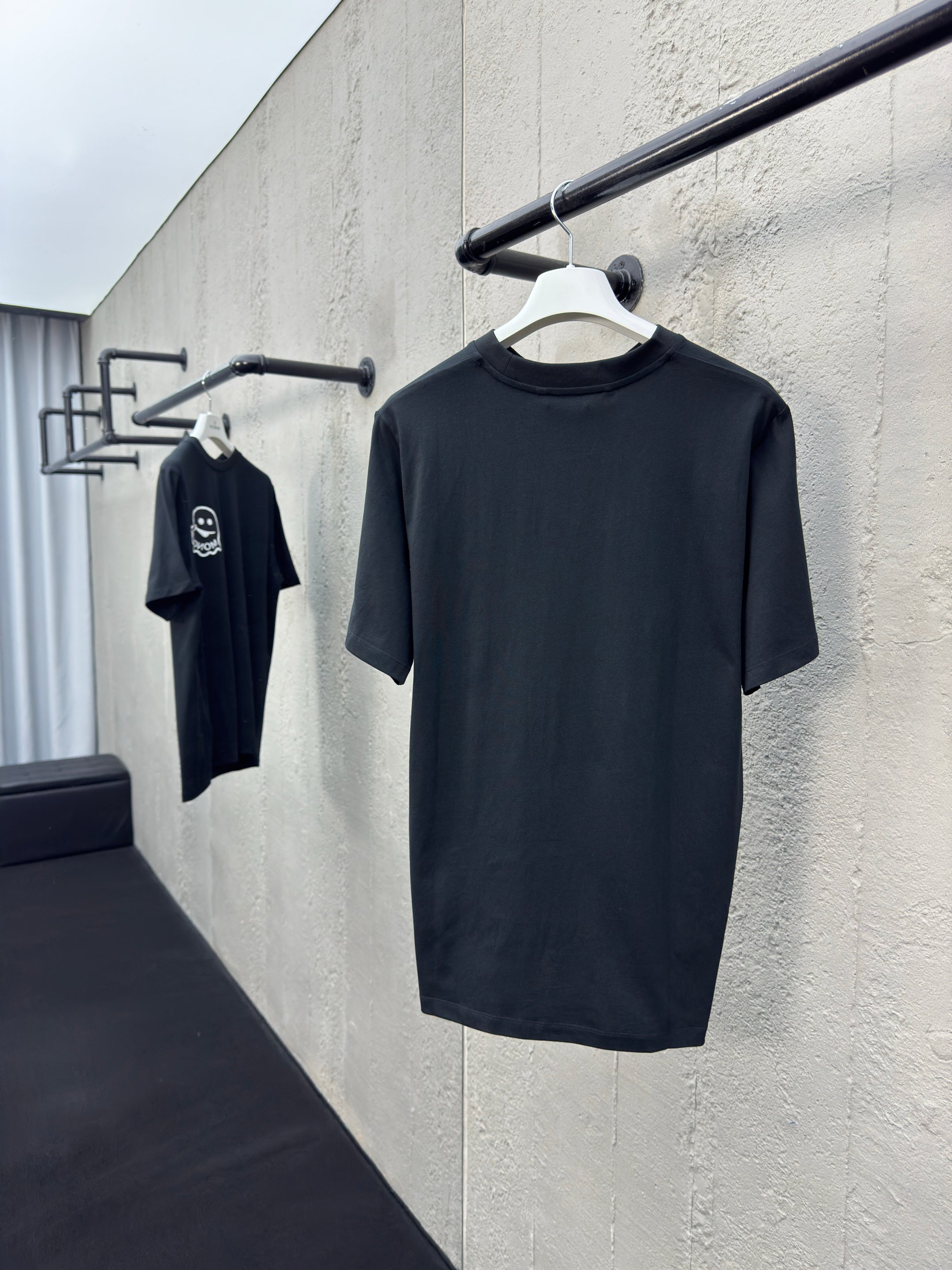 T SHIRT NOIR LOGO FANTÔME