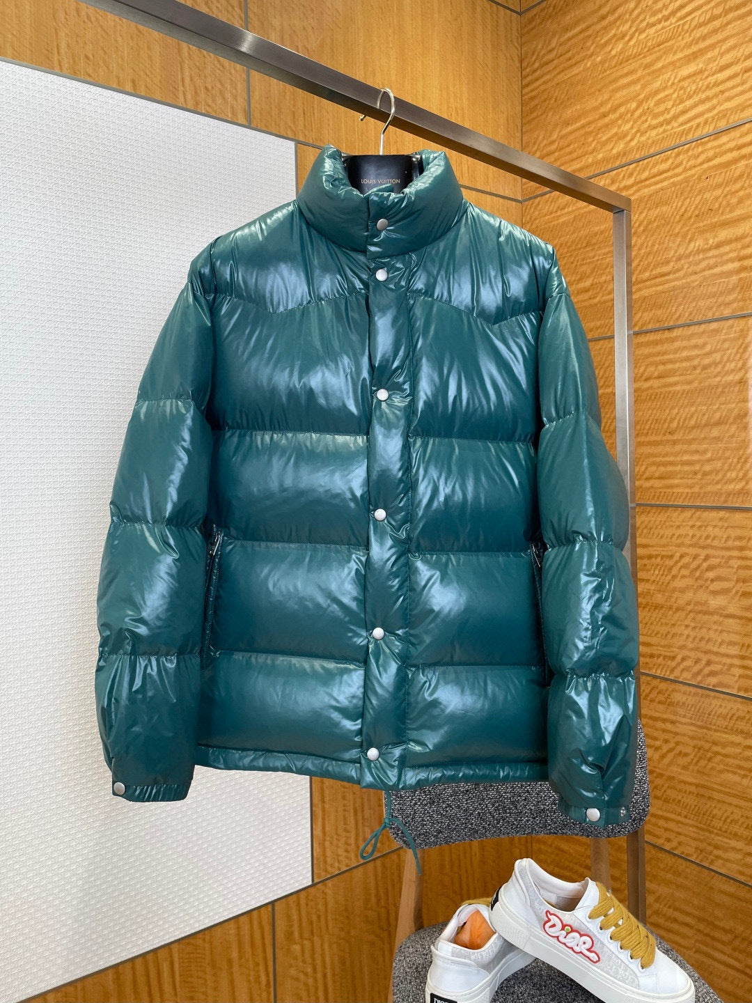 Doudoune PRD Triangle logo Green