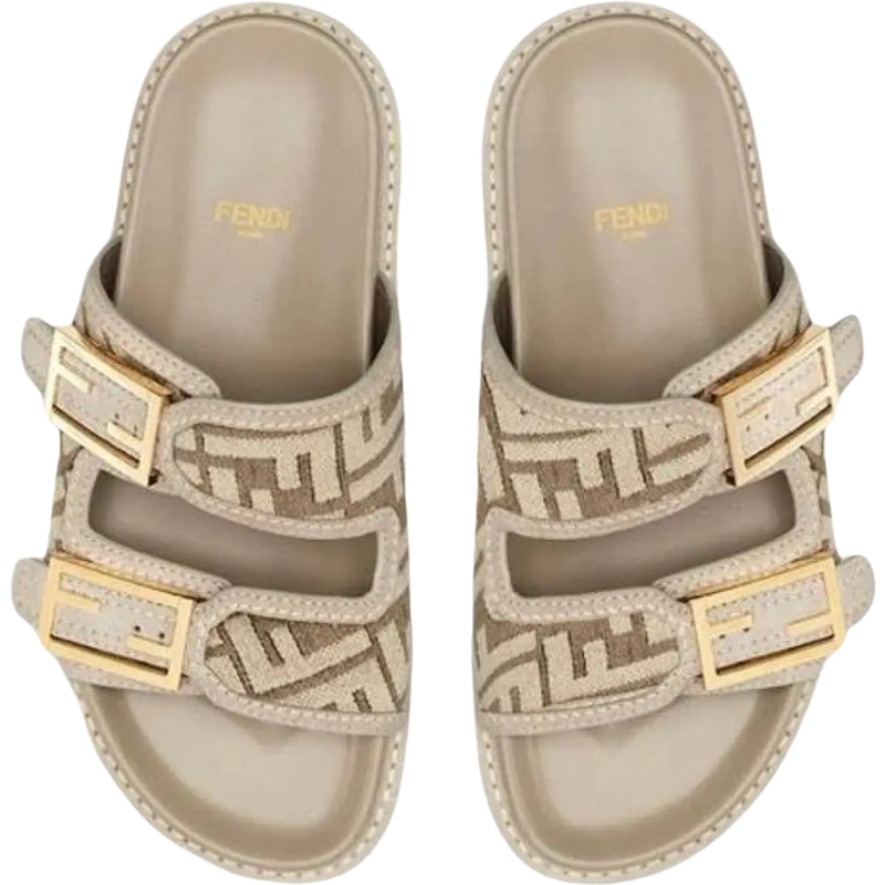 Claquette FF beige