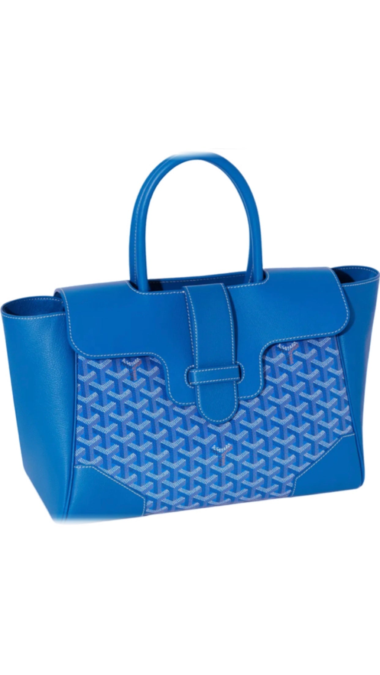 Saigon blue invoice tote bag