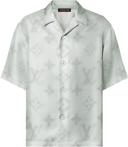 Monogram Imprime-Hemd aus LV-Seide