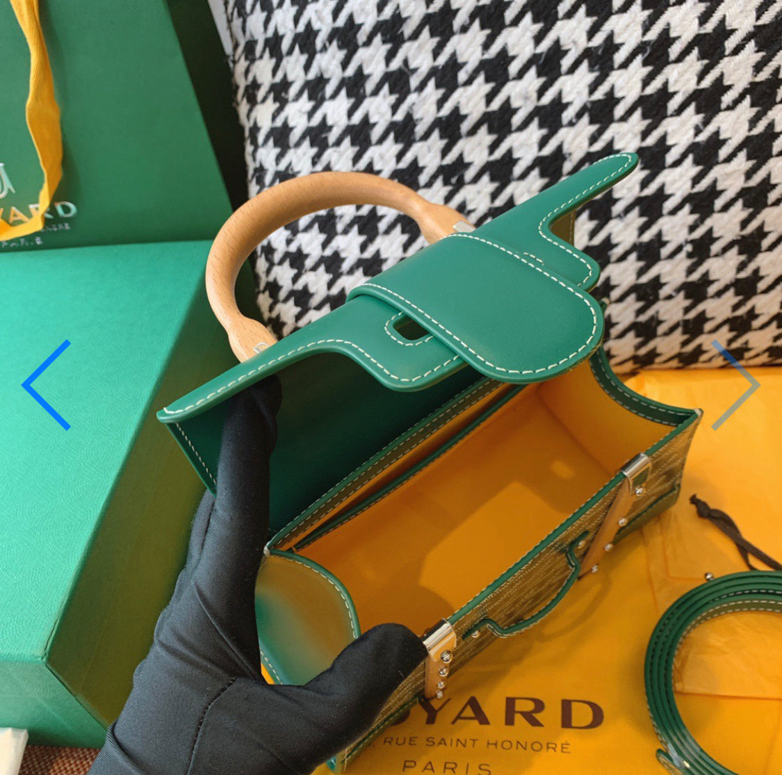 Sac Saigon mini green facture