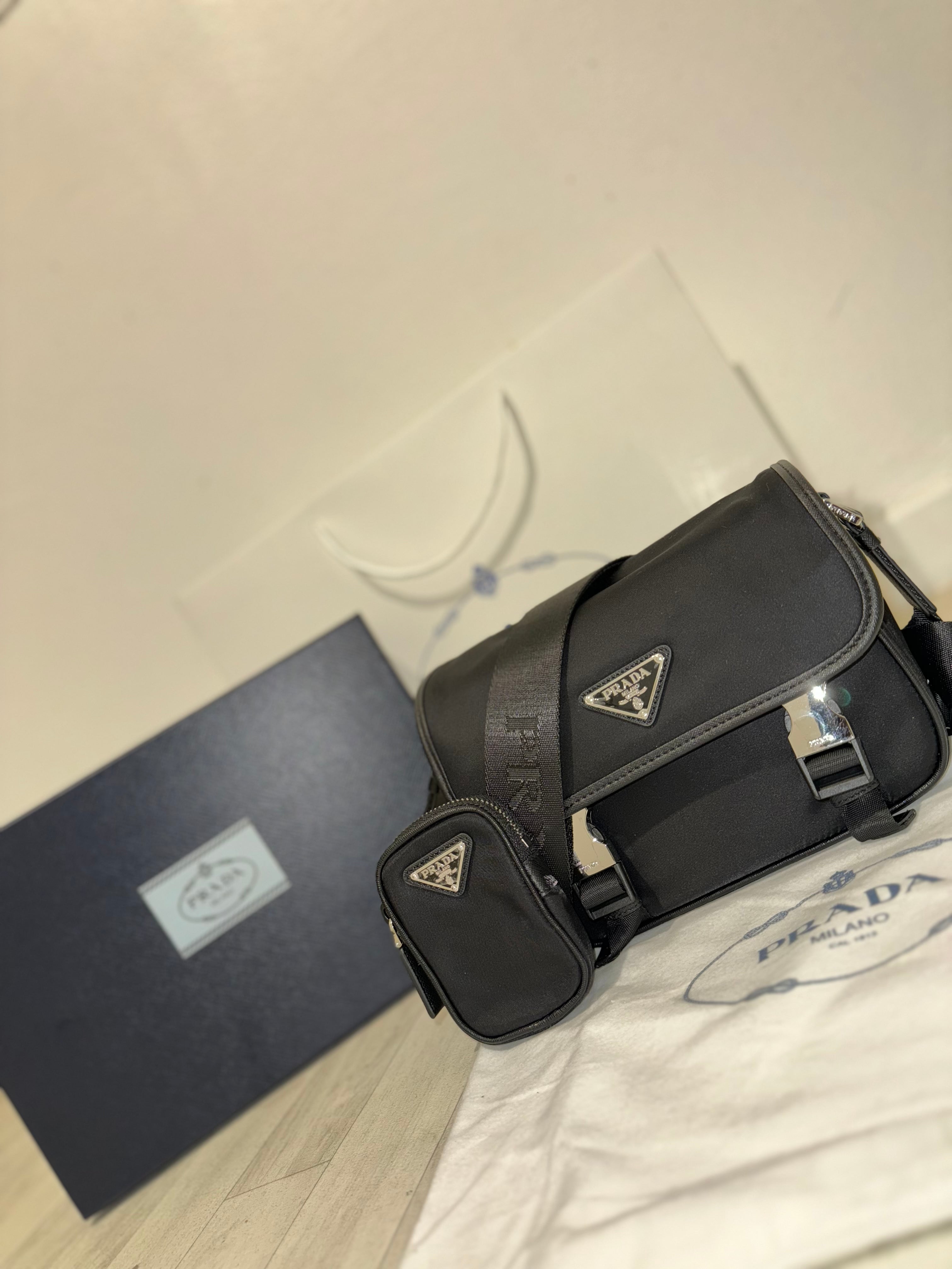 Sacoche prd Noir nylon facture