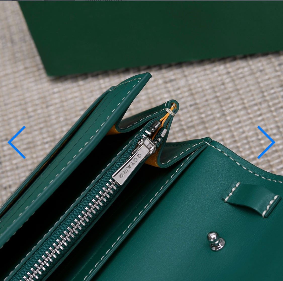 Portefeuille Pochette green varenne facture