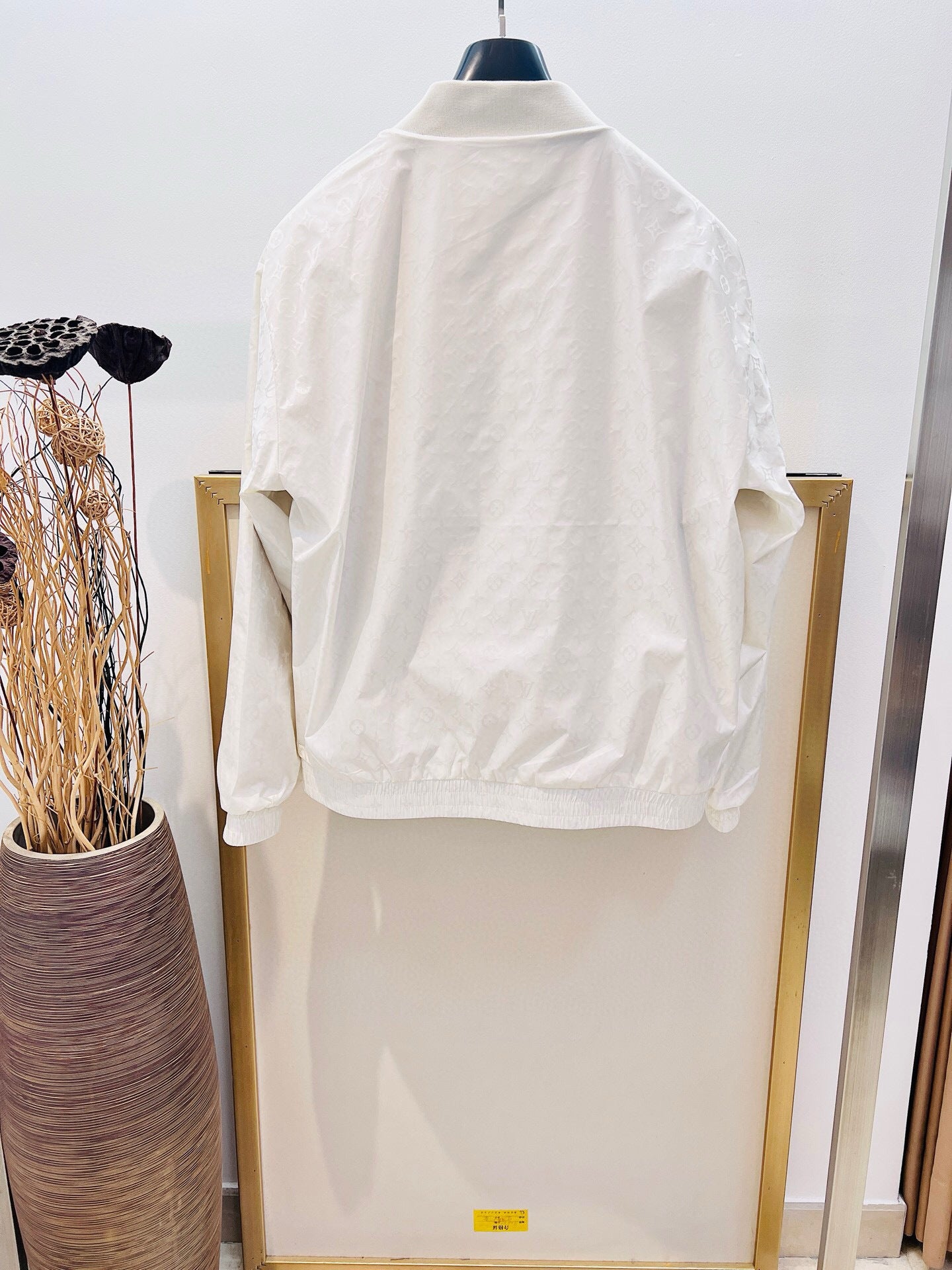 Bomber léger réversible Monogram blanc lv