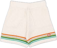 Casab crochet tennis shorts