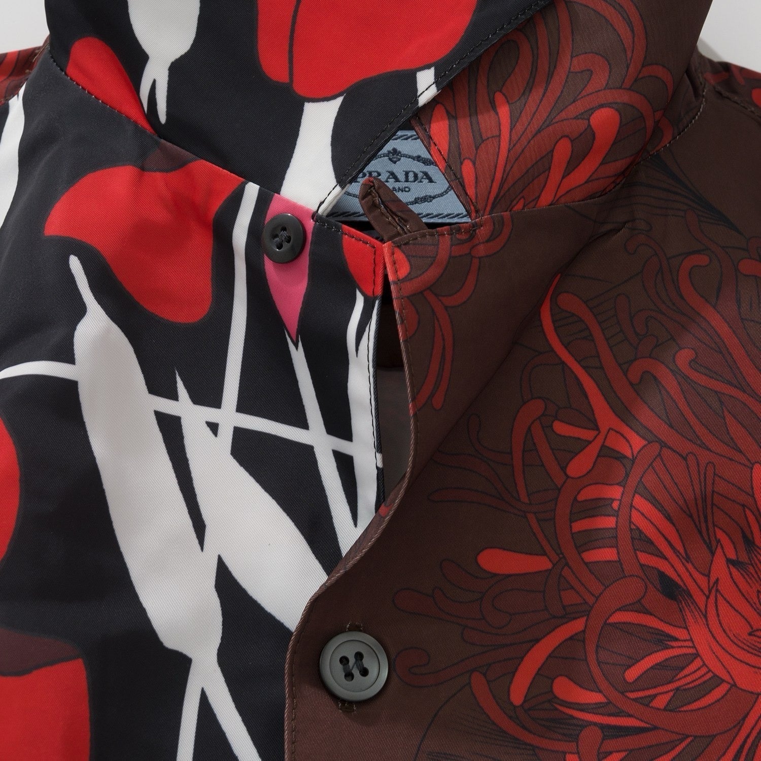 PRD RED FLOWERS shirt