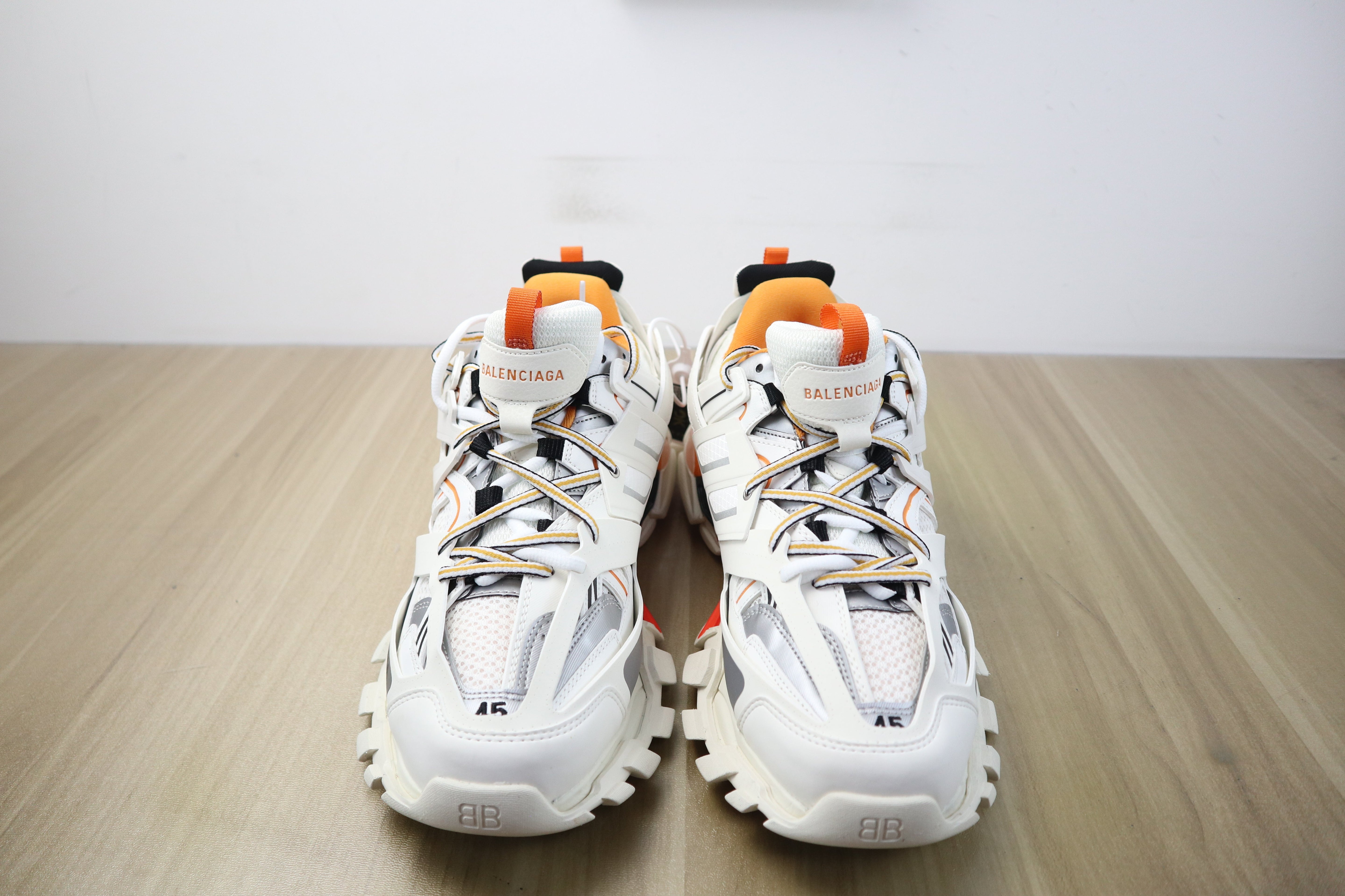 Blncg track blanche orange facture