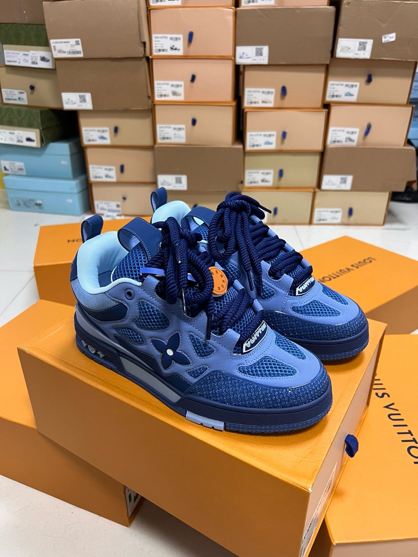 Sneakers Lv Skate violet 10/10 facture