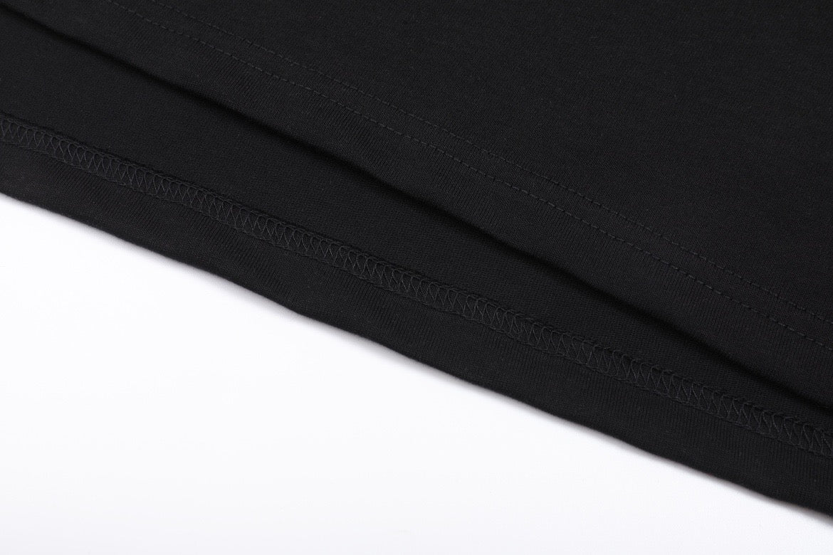 T-shirt noir à logo ami de cœur noir
