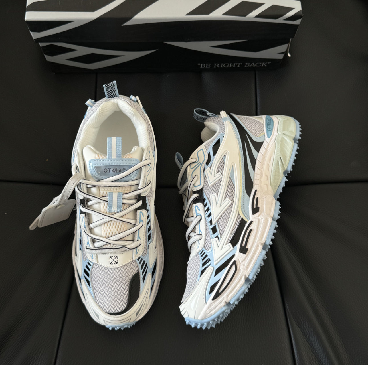 Off Wht Be Right back Blue Sky