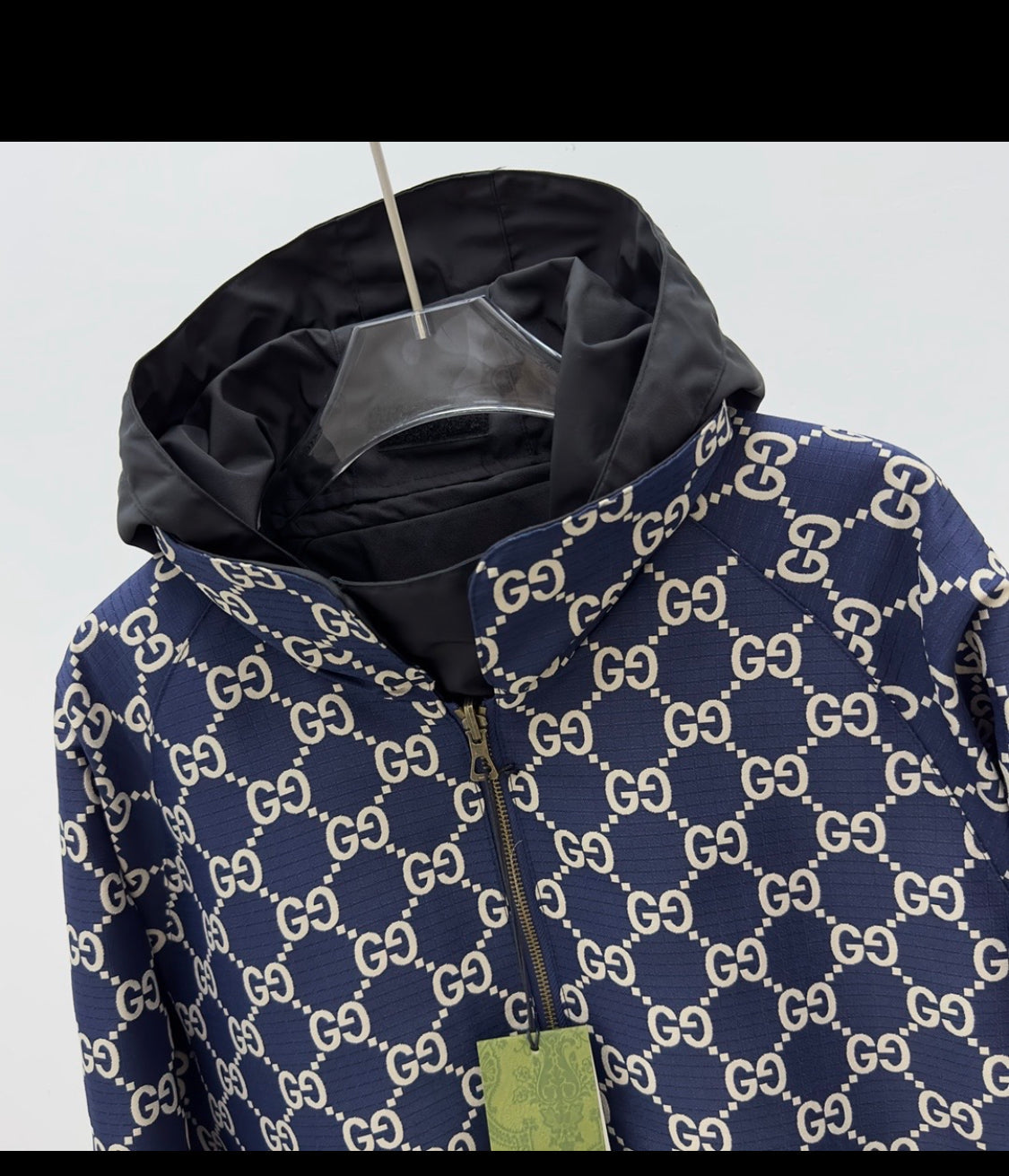 Veste gg blue night / black reversible facture