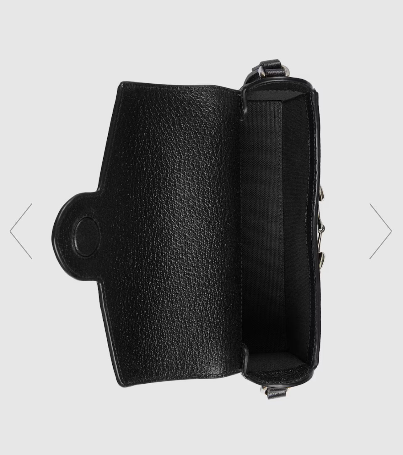 Gg horsebit 1955 Jumbo black invoice bag