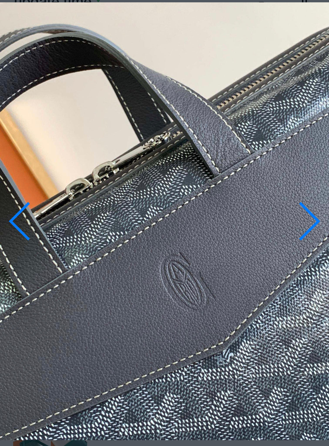 Cisalpin Grey invoice backpack