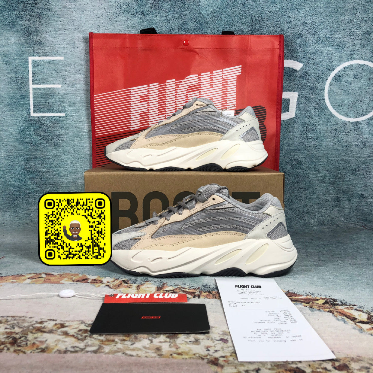 ADD Boost 700 V2 Cream Flight club Authentification ✔️ 1:1 factures